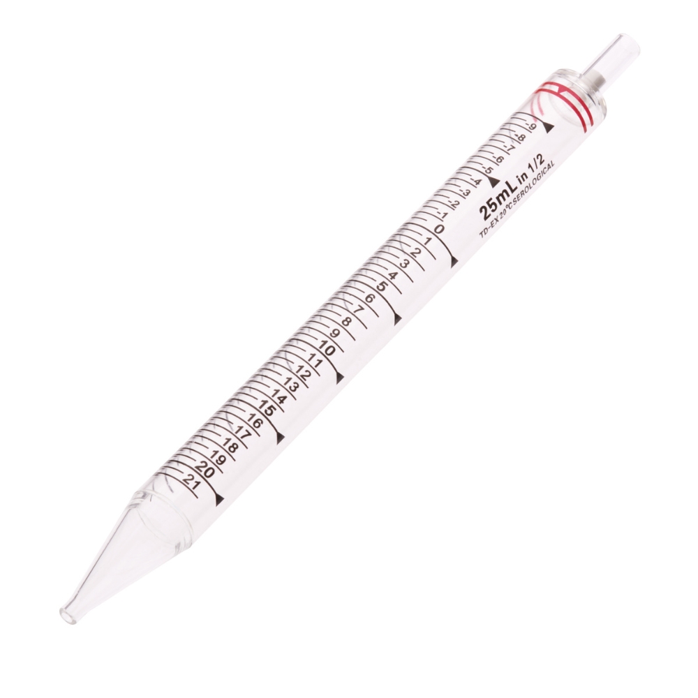 Picture of CultureStar 25mL Serological Pipet, Short, Individually Wrapped Packed in Bags, Sterile - 4x25